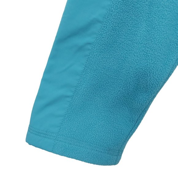 Express Sweatshirt Womens Medium Green Fleece 1/2 Zip Long Sleeve Cozy Comfy - Picture 7 of 11